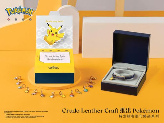 Crudo Leather Craft 推出 Pokémon 特別版客製化飾品系列