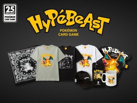 寶可夢集換式卡牌遊戲與線上媒體HYPEBEAST推出聯乘商品！