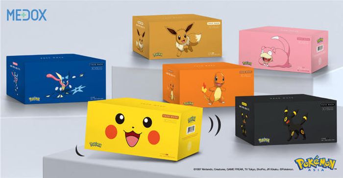 召集全城Pokémon粉絲　以萌爆Pokémon口罩保護你每口呼吸